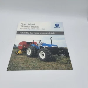 New Holland 80 bis 96 PS TB Serie Traktoren Farbprospekt 4 Seiten - Bild 1 von 3