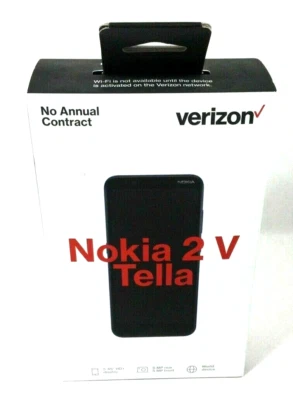 NEW Nokia 2V Tella Prepaid Smartphone Blue TA-1221 for Verizon 5.45" HD, 4G LTE - Image 1 of 4