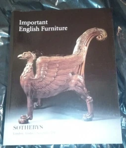 IMPORTANT ENGLISH FURNITURE ~Sotheby’s catalogue of auction 1997 September - Picture 1 of 2