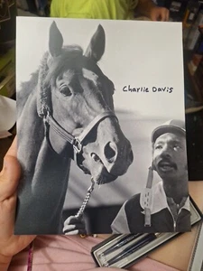 Secretariat Hand Signed By Charlie Davis 8x10 Photo - Picture 1 of 2