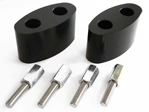 Extensores de espejo espaciadores Kawasaki Ninja ZX6R ZX-6R ZX636 636 ZX-6RR - Imagen 1 de 3