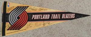 Portland Trail Blazers 2011 autógrafo firmado banderín - Imagen 1 de 5