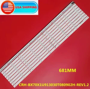 LED strips For Hisense SVH700A31 70A7100 70A6G 70A6G3 70A6H 70H6570G 70H6500G - Picture 1 of 5