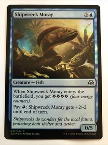 MTG Aether Revolt Shipwreck Moray Foil 045/184 LP - Picture 1 of 2
