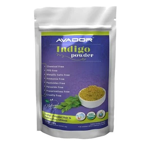 AVADOR Organic Indigo Powder (100g, Organic Indigo Powder) - Picture 1 of 3