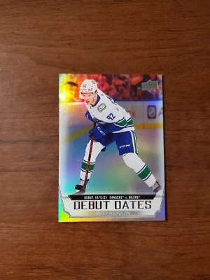 Vasily Podkolzin - 2022-23 Upper Deck Series 1 - #DD-2 - Debut Dates - Canucks  - Image 1 of 2