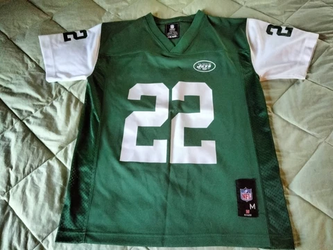 New York Jets Matt Forte #22 Medium (10/12) Green NFL Football Jersey Cover
