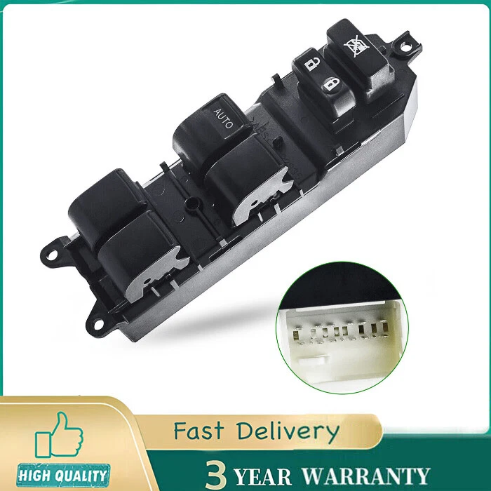 Interruptor de ventana eléctrica del lado del conductor delantero izquierdo para Toyota Yaris 1,5 L L4 2007-2010 Foto 1 de 4