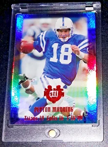PEYTON MANNING 2000 EDGE DESTINY RED HOLOFOIL #03/25 PM33 COLTS HOF + NEW CASE - Picture 1 of 3