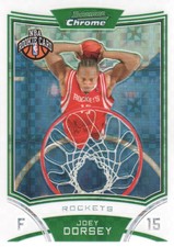 2008-09 Bowman Chrome X-Fractor #137 Joey Dorsey RC /299