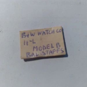 Plymouth B.W. watch company model B balance staffs  b17#90 - Picture 1 of 3