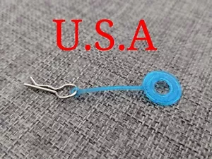 20-PCS: Thin RC BODY POST WASHERS w/ CLIPS. 1/10 SCALE, FITS TRAXXAS SLASH! - Picture 1 of 4