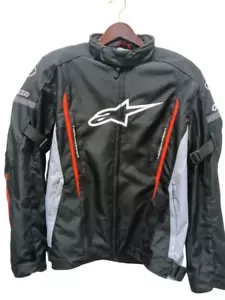 Alpinestars Gunner V2 Waterproof Motorcycle Jacket Black Grey Red Size 2XL - Foto 1 di 24