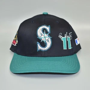 Seattle Mariners Edgar Martinez Vintage Twins Enterprise Snapback Cap Hat - NWT - Picture 1 of 7