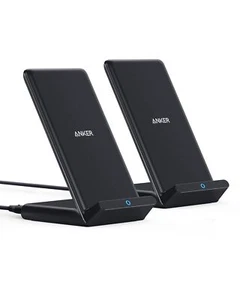 Anker Support de Charge sans Fil Certifié Qi 5W/10W pour iPhone/Galaxy, Pack de 2|Reconditionné - Photo 1 sur 7
