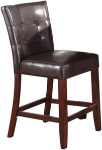 Acme Counter Height Chair in Espresso and Walnut (Set of 2) - Picture 1 of 2