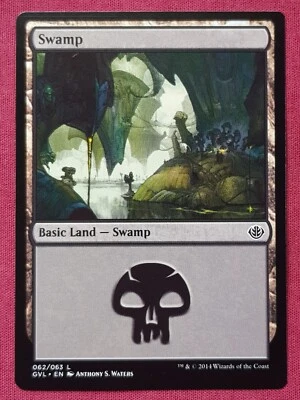Magic The Gathering DUEL DECKS ANTHOLOGY GARRUK VS LILIANA SWAMP 62 card MTG - Image 1 of 2