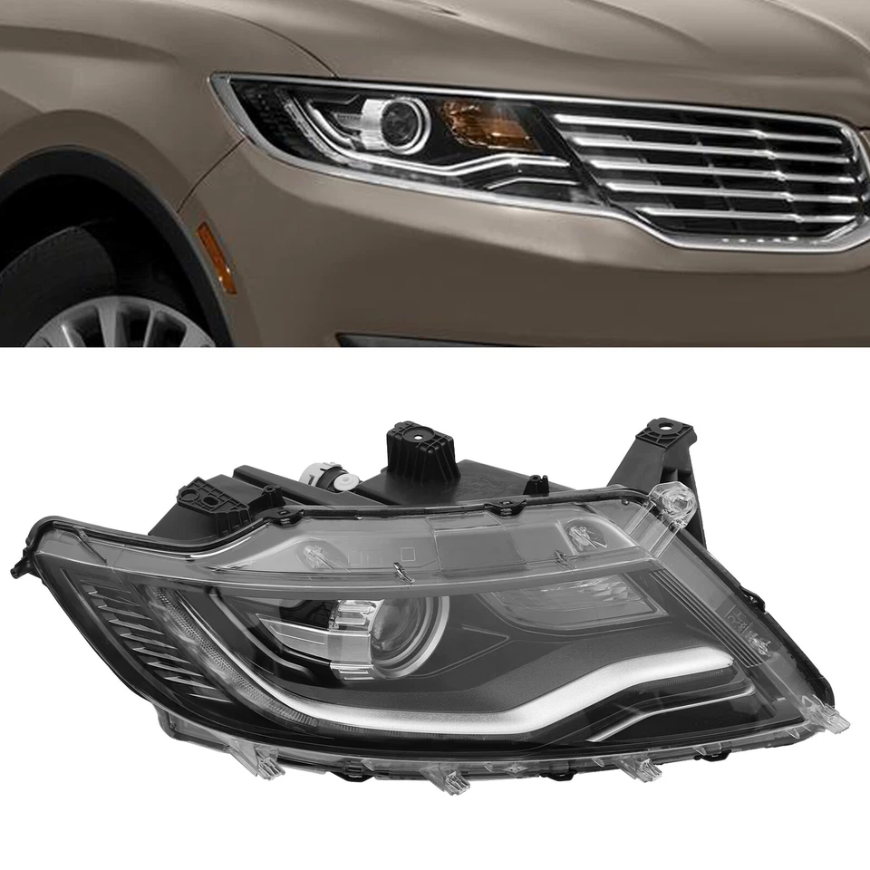 For 2016-2018 LINCOLN MKX Xenon/HID Headlight RH Right Passenger Side Headlamp Foto 1 de 4