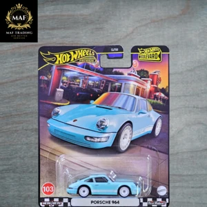 Hot Wheels Premium Porsche 964 Boulevard 2024 #103 CAR CULTURE BLUE - Bild 1 von 3