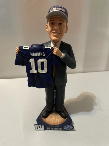 Vintage Eli Manning Draft Day Bobblehead Collectible 357/504 Limited Edition Cover