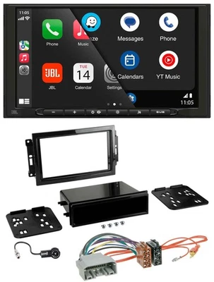 JBL USB 2DIN MP3 Bluetooth AUX Autoradio für Chrysler 300C Dodge Caliber Jeep Co - Bild 1 von 4