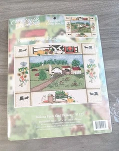 Candamar Designs gezählt Kreuzstich Kolona Bauernhof Hof Bild 14x11 1999 - Bild 1 von 5