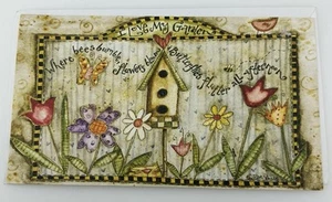 Pat Yuille Grußkarte Blumen Vogelhaus Frühling Blanko Ausfüllen Geburtstag - Bild 1 von 3