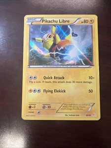 Pikachu Libre (30 - Holo) 30/30 XY Trainer Kit: Pikachu Libre & Suicune Holo MP - Picture 1 of 4