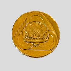 Welcome to Shanghai Coin Ship Commemorative Souvenir Gift Tourist Collectible  - Picture 1 of 3