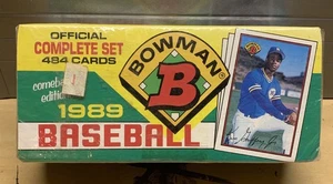 1989 Bowman MLB Baseball Complete Set Factory Sealed 484 Cards Ken Griffey Jr. - Picture 1 of 5