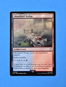 1x Silverbluff Bridge Universes Beyond Fallout 2024 Mtg Artifact Land Card 290 - Picture 1 of 2