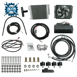 12V Cool&Heat Electric Universal Underdash Air Conditioner DC Auto Car A/C Kit - Picture 1 of 20