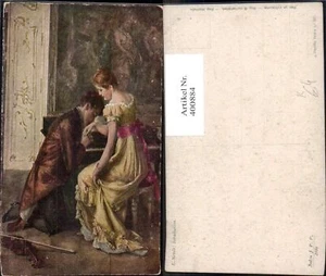 400884,Künstler Ak E. Novak Introduction Paar Handkuss Geige Klavier Musikinstru - Picture 1 of 1