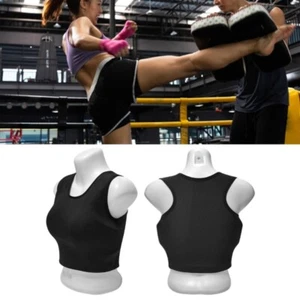 Women Karate Chest Guard Vest Karate Chest Protector Vest for Football Baseball - Picture 1 of 12
