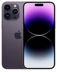 Apple iPhone 14 Pro Max - 128GB - Deep Purple (Unlocked) - A* Excellent - Afbeelding 1 van 3