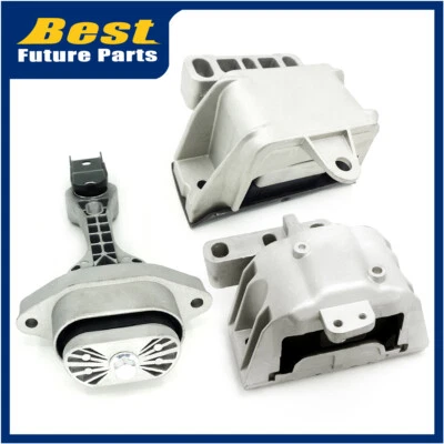 3PCS Engine & Trans Mount Set For 1998-2006 Volkswagen Beetle Golf Jetta 1.8L - Image 1 of 3
