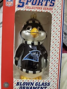 Topperscot NFL Carolina Panthers 6" Penguin Ornament - Picture 1 of 1