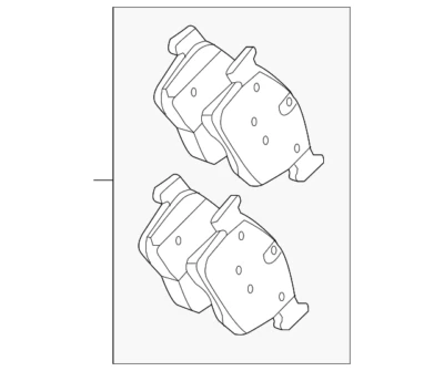 Genuine Land-Rover Brake Pads LR160444 - Image 1 of 2