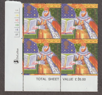 UK  stamps #1880 - Millenium serie plate block! (MNH 1999) - Image 1 of 2