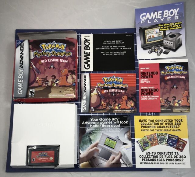 Pokemon Mystery Dungeon: Red Rescue Team ROM, GBA Game