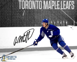 Auston Matthews Toronto Maple Leafs Signed Photo Autograph Print - Picture 1 of 6