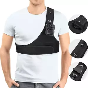 BOBLOV Chaleco de Pecho para Cámara Corporal, Chaleco Único de Hombro Duradero para Cámara de Todo el Cuerpo - Imagen 1 de 13