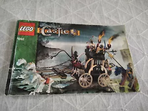 lego CASTLE - 7092 - skeleton prison carriage - notice - Imagen 1 de 2