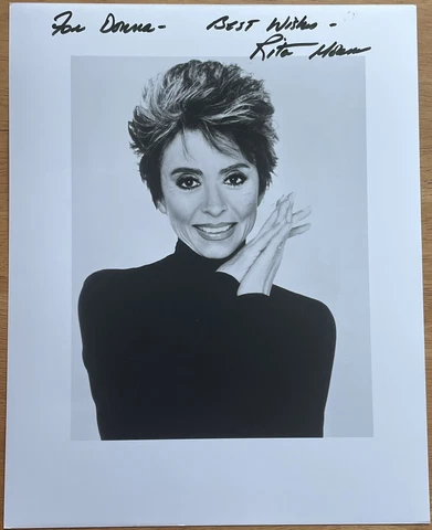"West Side Story" Actress Rita Moreno Autographed Photo Cover
