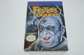 Fester's Quest for NES Nintendo completo di scatola CIB ottime condizioni - sigillo ovale