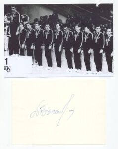 1964 Tokyo Olympics Volleyball Gold DMITRY VOSKOBOYNIKOV Orig Autograph 1980s #5