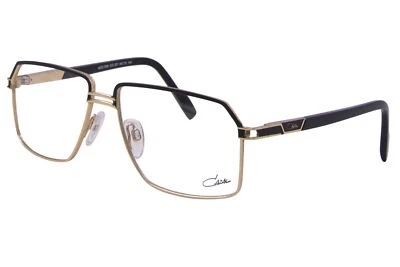Cazal 7099 001 Gafas de Titanio para Hombres Negro/Dorado Borde Completo Forma Rectángulo 59 mm Foto 1 de 4
