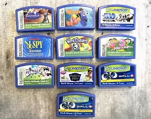LeapFrog Leapster Educational Learning Game Cartridge Lot Of 10 Mixed - Picture 1 of 12