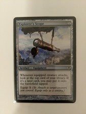 FOIL MTG Explorer's Scope Zendikar 202 Regular Common NM