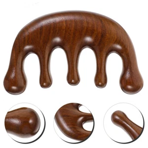 Hair Comb Styling Tools Ebony Massage Wooden Simple - Picture 1 of 11